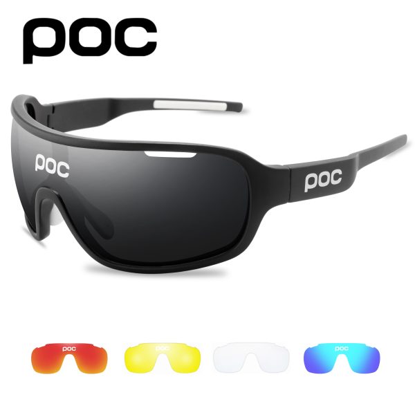 4 Lens Cycling Sunglasses Outdoor Eyewear Men Women Cycling Glasses - Image 2