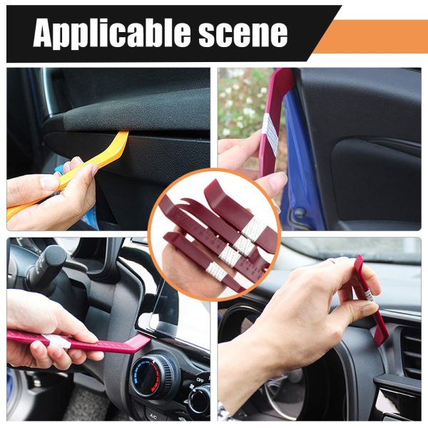 Auto Door Clip Panel Trim Removal Tools Kits Navigation Blades Disassembly Plastic - Image 2