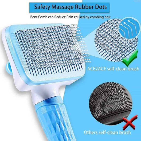 Dog Hair Remover Brush Cat Dog Hair Grooming And Care Comb - Image 3