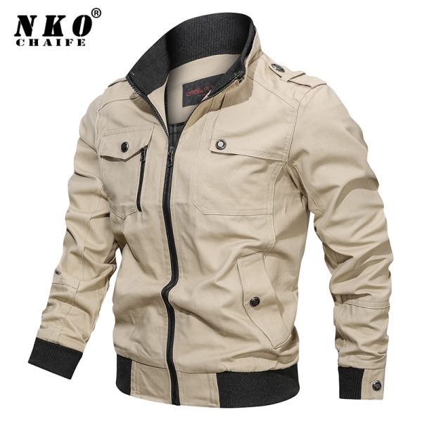 New Jacket Men Fashion Slim Bomber Windbreaker Jackets