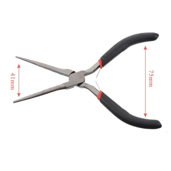 Hoomall Black Handle Multi-function Long Nose Pliers For Cutting Clamping Stripping - Image 5