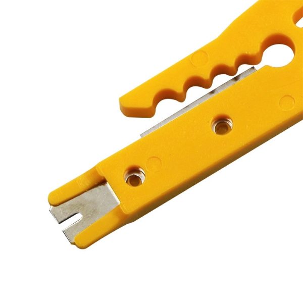 Mini Portable Wire Stripper Knife Crimper Pliers Crimping Tool - Image 5