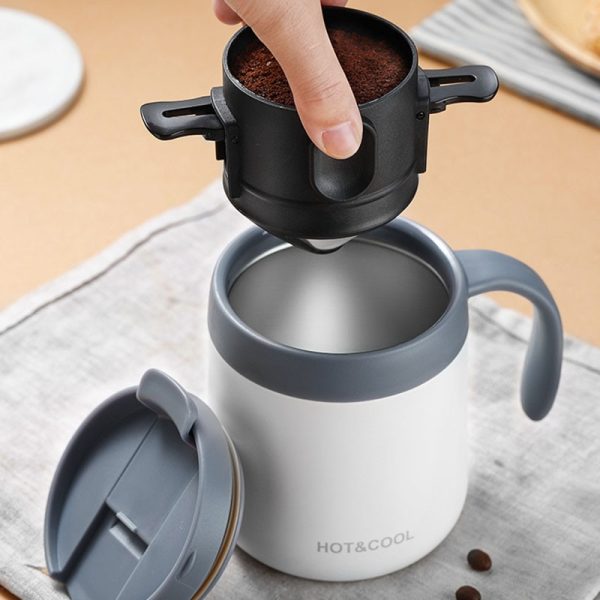 Reusable Portable Stainless Steel Drip Coffee Filter - Image 2