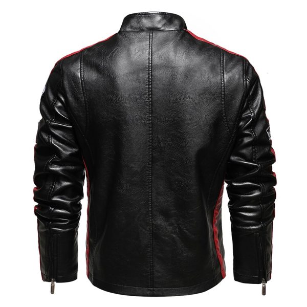 Mens Vintage Motorcycle Jacket - Image 5