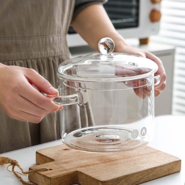 Transparent Glass Bowl Kitchen Cooking Tools - Image 3