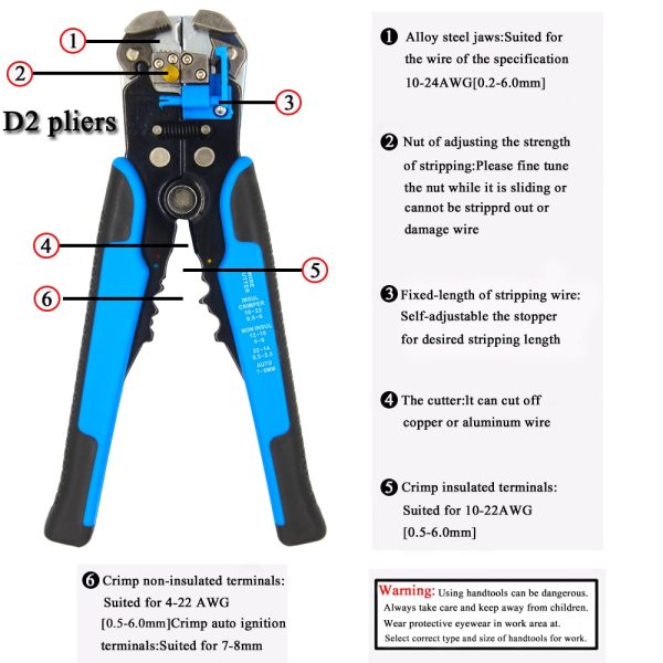 Stripping Multifunctional Pliers, Used For Cable Cutting - Image 2