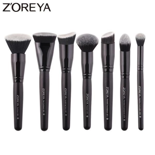 Black Makeup Brushes Set Eye Face Cosmetic