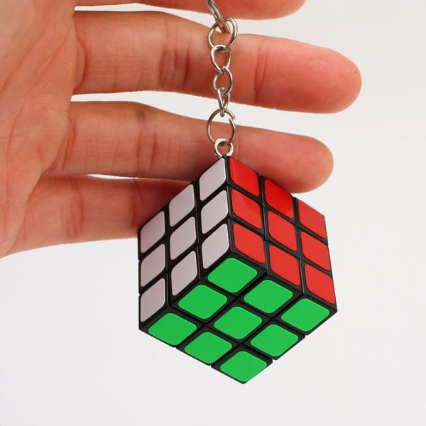 Mini 3rd order Keychain Magic Cubing Speed Puzzle Educational Toy For Children Kids - Image 2