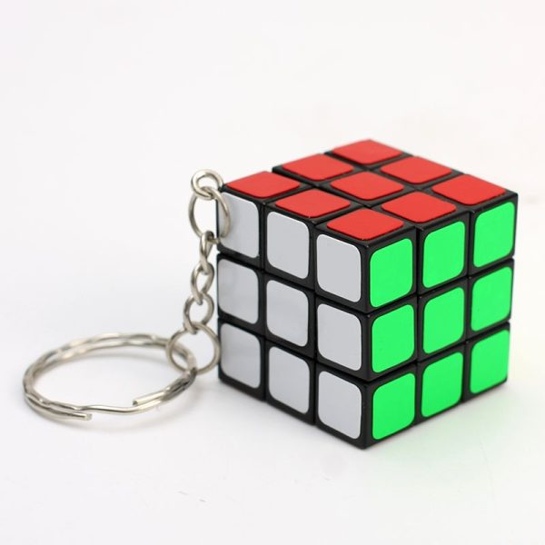 Mini 3rd order Keychain Magic Cubing Speed Puzzle Educational Toy For Children Kids - Image 3