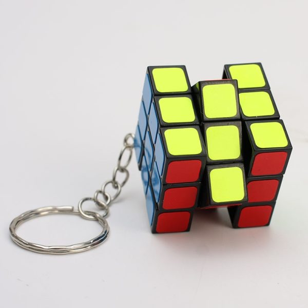 Mini 3rd order Keychain Magic Cubing Speed Puzzle Educational Toy For Children Kids - Image 4