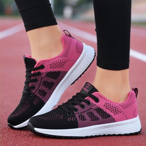 2020 Women Sport Shoes Fashion Platform Sneakers Ladies Spring Winter Flats Running Shoes Woman - Image 3