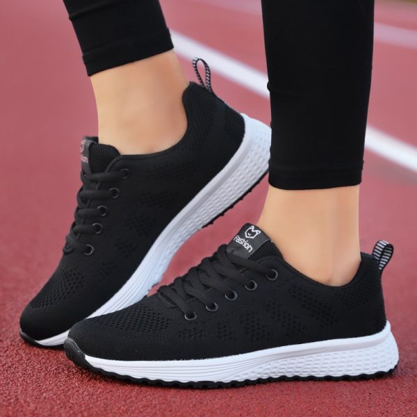 2020 Women Sport Shoes Fashion Platform Sneakers Ladies Spring Winter Flats Running Shoes Woman - Image 5