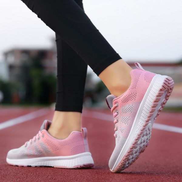 2020 Women Sport Shoes Fashion Platform Sneakers Ladies Spring Winter Flats Running Shoes Woman - Image 6