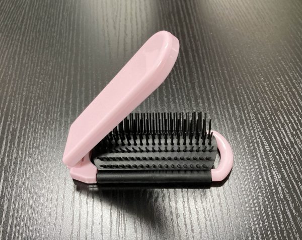 Custom Logo Printing Folding Brush and Mirror, Beaty Brush with Mirror, Support Custom Logo - Image 2