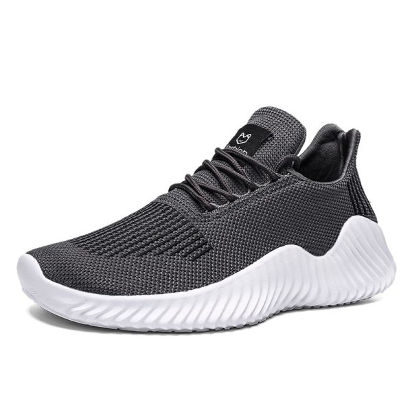 Lightweight Outdoor Walking Shoes Casual Shoes Men's Sneakers Men's Shoes Mesh Breathable Lace-Up Zapatillas Hombre