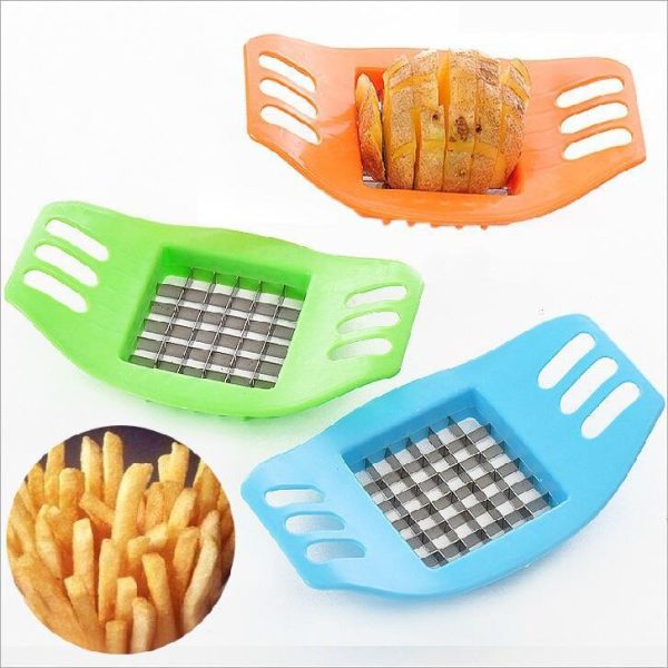 Mini Creative Potato Slicer Home Deep Potato Cutter Fries Knife Fries Cut Kitchen Gadget Kitchen Tools Accessories