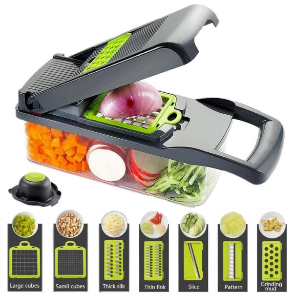 Multifunctional Vegetable Cutter Kitchen Household Circular Vegetable Cutter Grater Hand Slicer Kitchen Tool Home Gadgets