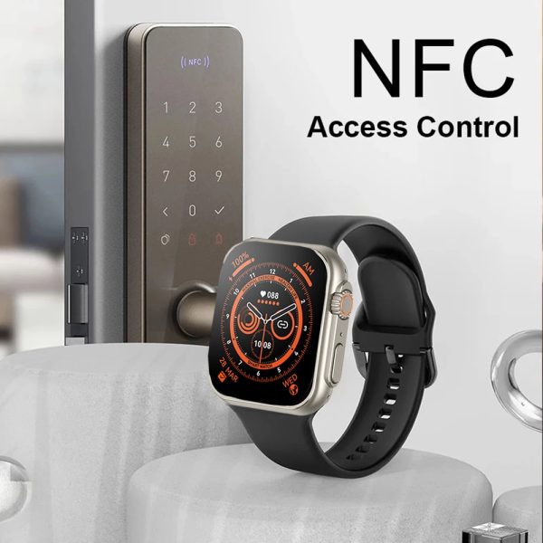 NEW Smart Watch Ultra Series 8 NFC Bluetooth Call Smartwatch Temperature Measuring Health Monitoring Men Women Fitness Bracelet - Image 2