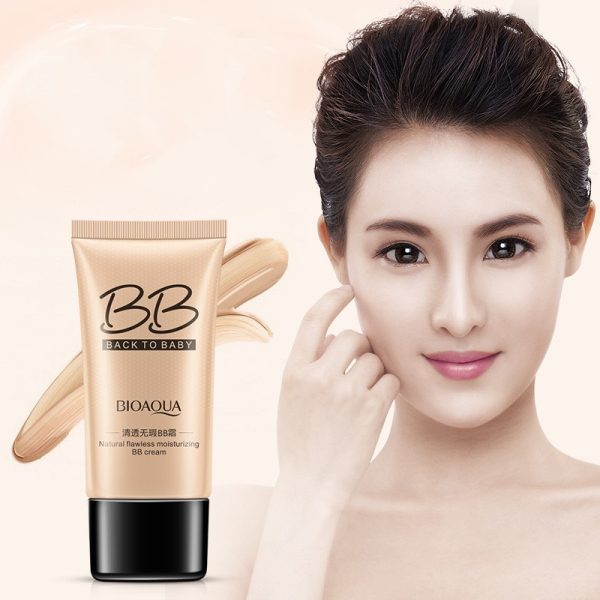 Natural BB Cream Whitening Moisturizing Concealer Nude Foundation Makeup Face Beauty - Image 2