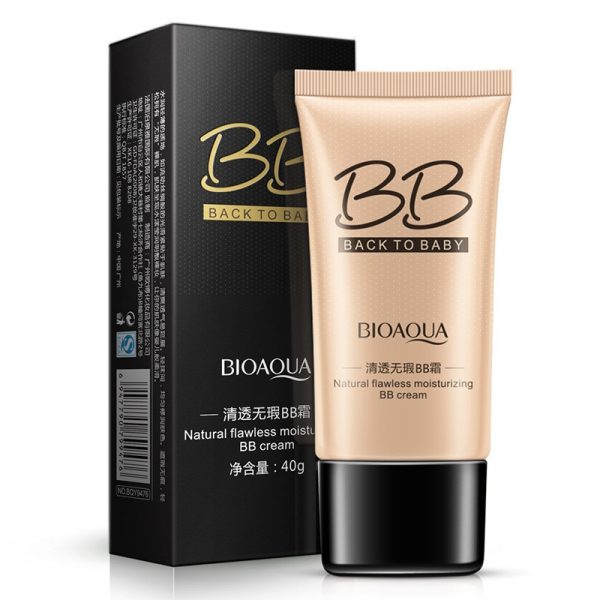 Natural BB Cream Whitening Moisturizing Concealer Nude Foundation Makeup Face Beauty