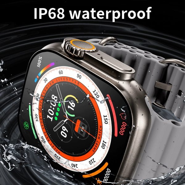 New Smart Watch Ultra 8 NFC GPS Track 49mm Men Women Smartwatch Series 8 Thermometer BluetoothCall Waterproof Sports For Apple - Image 3