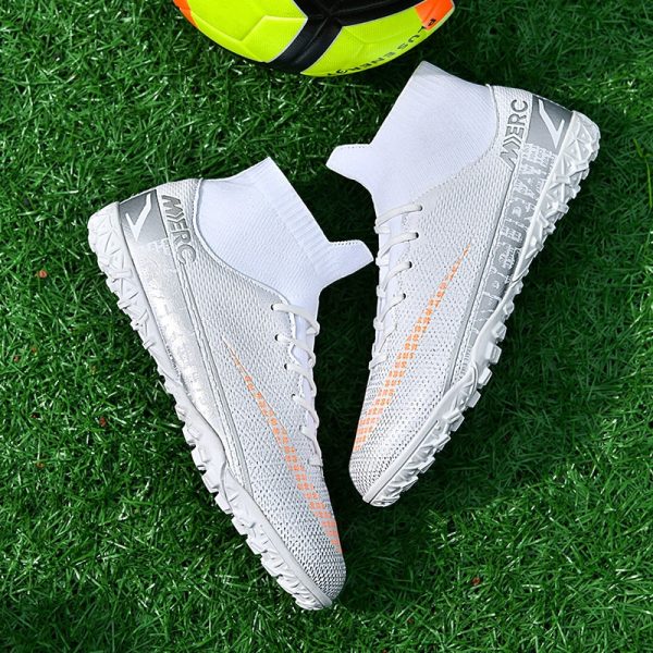 New Sports Soccer Shoes for Men TF/FG High Ankle Football Boots Light and Soft Bottom Adults Outdoor Cleats Size 36-45 - Image 5