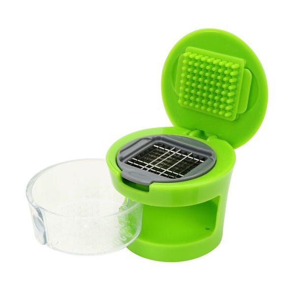 Vegetable Chopper Canteen Decor Garlic Multi-function Kitchen Tools Manual Onion Chopper Kitchen Gadget Garlic Press For Home - Image 4